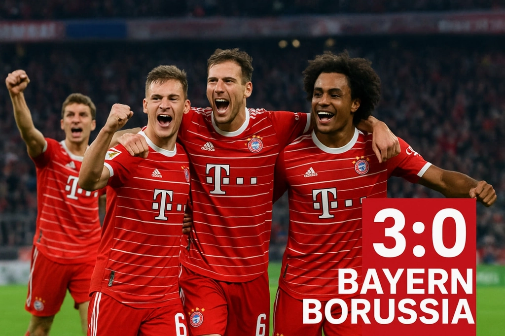 Münchner Spektakel: Bayern gewinnt 3:0