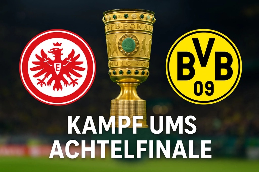 Kampf ums Achtelfinale: Borussia gegen Eintracht