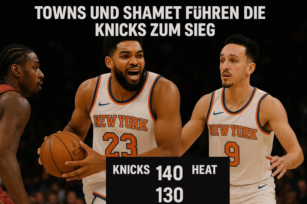 Towns und Shamet führen Knicks zum Sieg über Heat