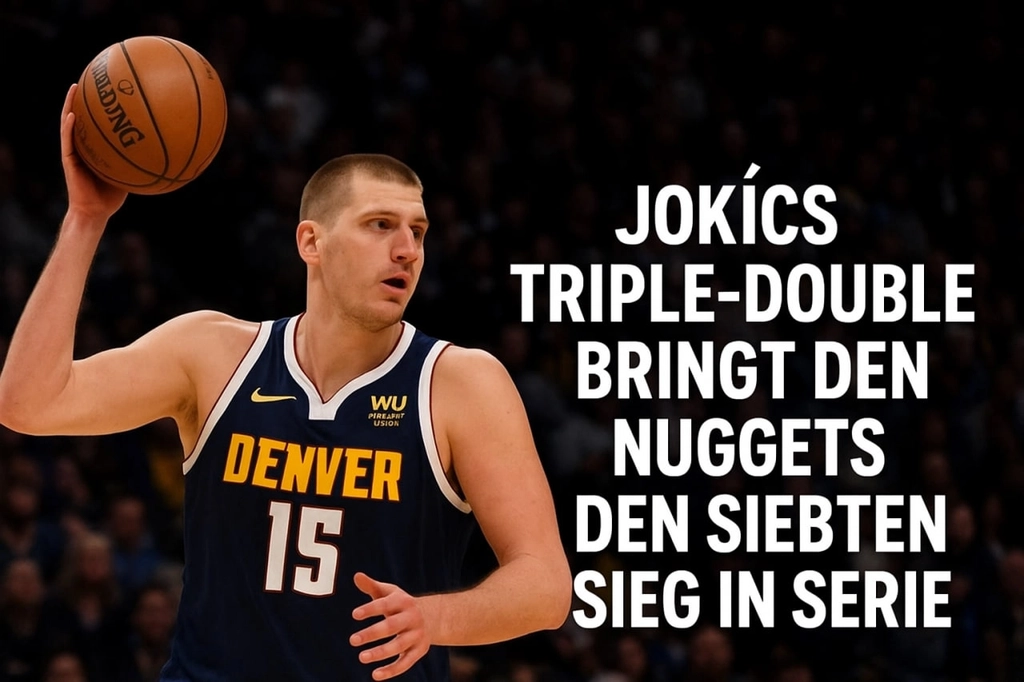 Jokićs Triple-Double bringt den Nuggets den siebten Sieg in Serie