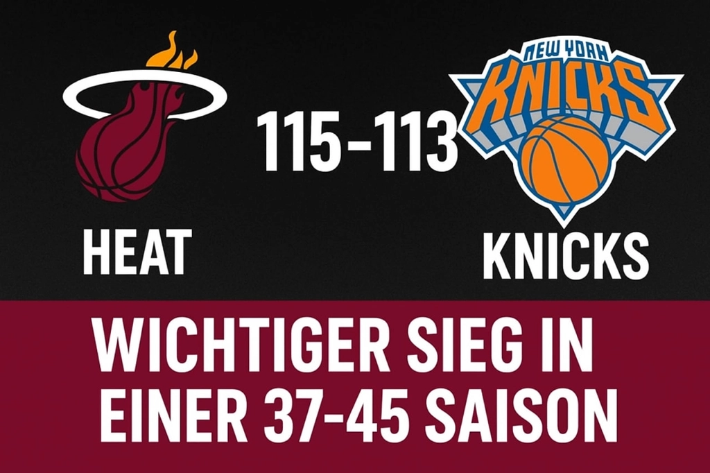 Heat halten knappen Sieg gegen Knicks