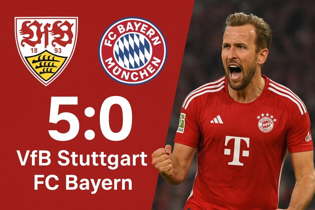 Bayern dominiert weiter: 5:0 in Stuttgart