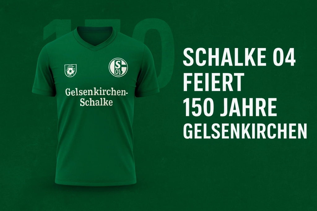 Schalke 04 feiert 150 Jahre Gelsenkirchen mit Sondertrikot