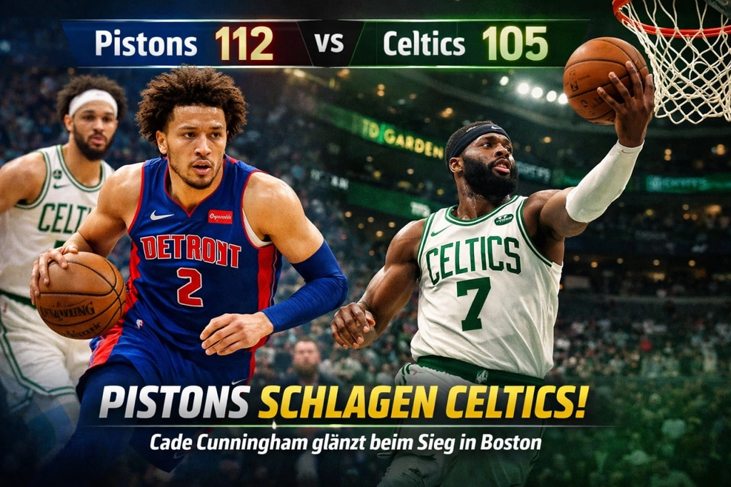 Pistons schlagen Celtics 112-105