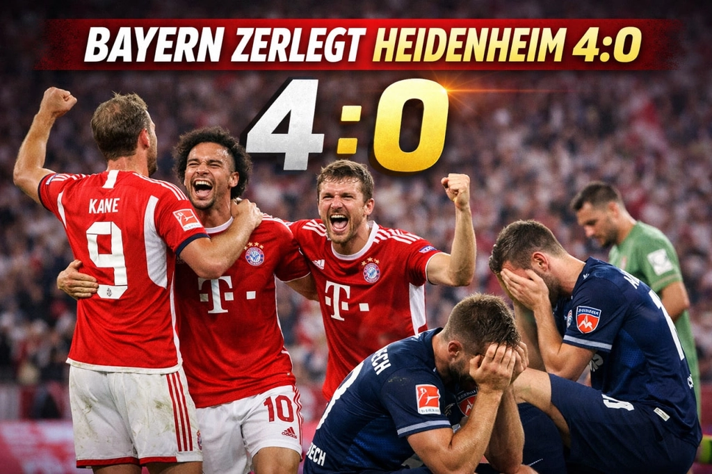 Bayern zerlegt Heidenheim