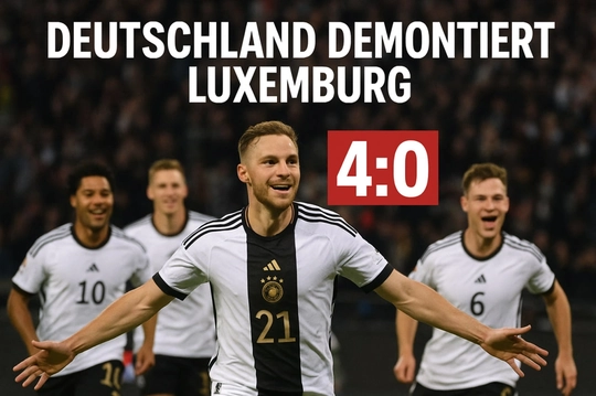 Sicherer Sieg gegen Luxemburg: Deutschland wieder im WM-Rennen