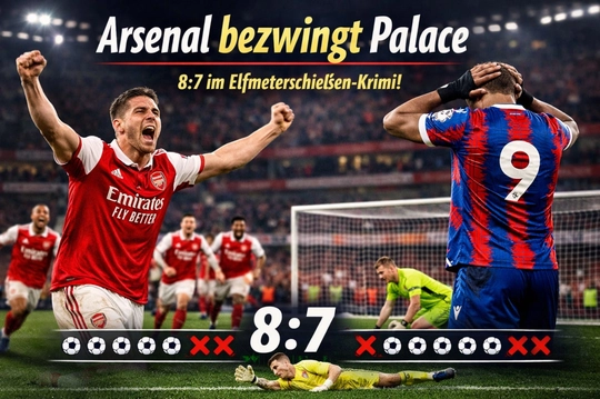 Arsenal bezwingt Palace