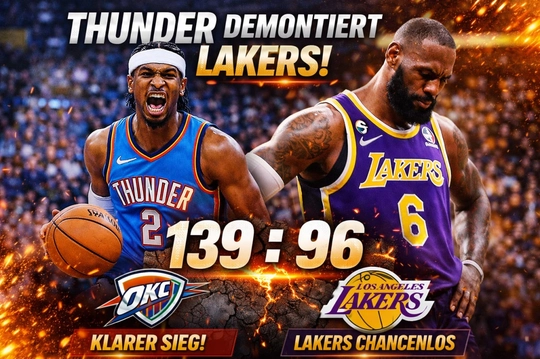 Thunder demontiert Lakers
